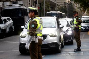 Confirman cortes de calle en el centro de Santiago para este lunes 21 de julio