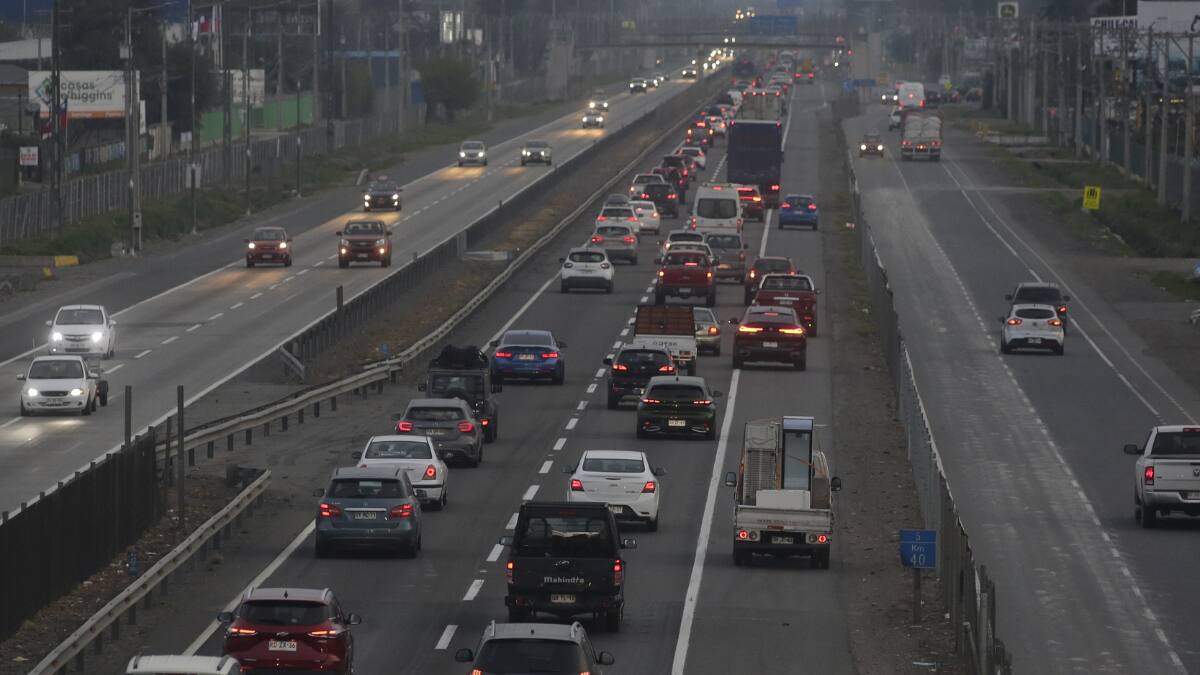 Accidentes de tránsito generan congestión vehicular en Costanera Norte, Vespucio Sur y Ruta 78