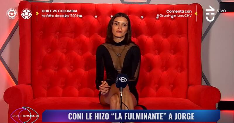 Constanza Capelli hizo la Fulminante a Jorge Aldoney en "Gran Hermano" Chile.