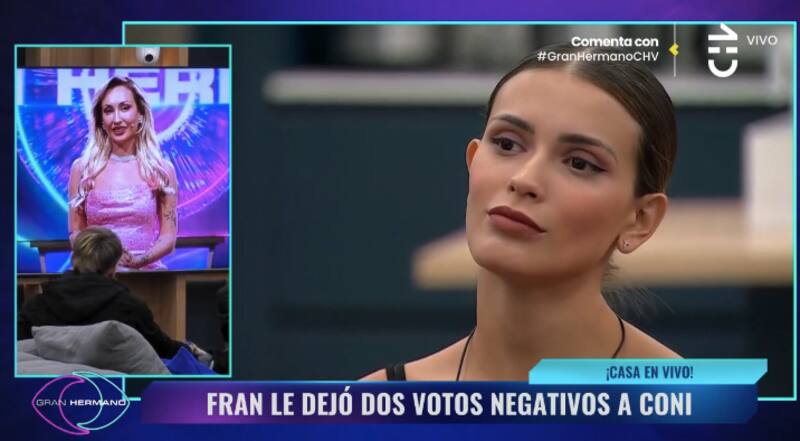 Constanza Capelli recibió los votos legado de Francisca Maira. Foto: CHV.