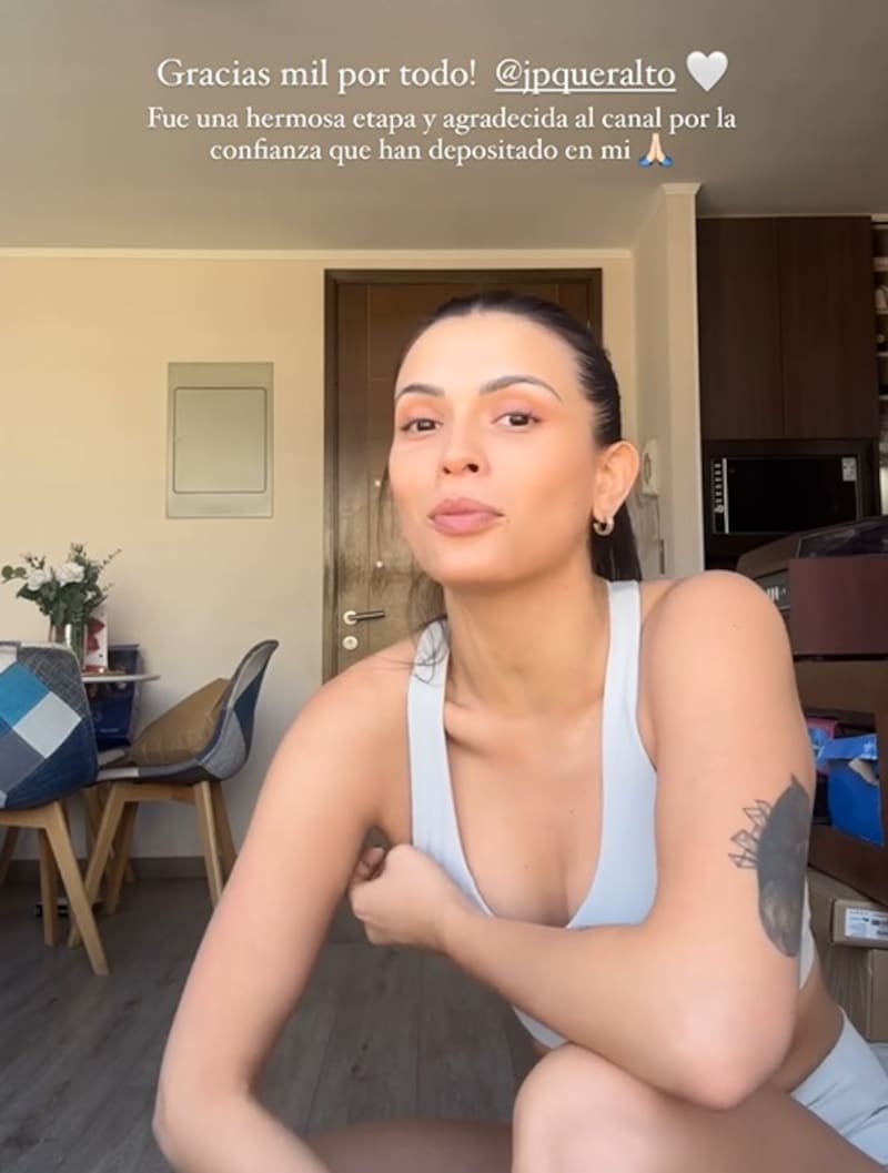 Constanza Capelli no pudo despedirse de "Espiando la fiesta". Créditos: Instagram