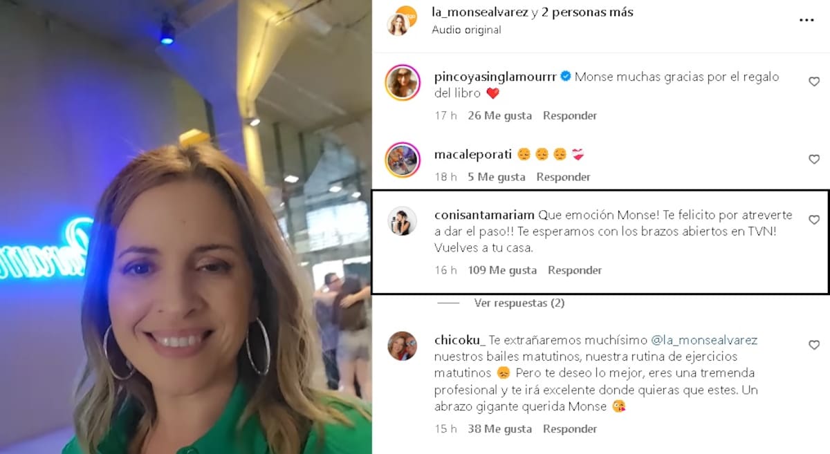 Monserrat Álvarez llegaría a TVN. Créditos: Instagram