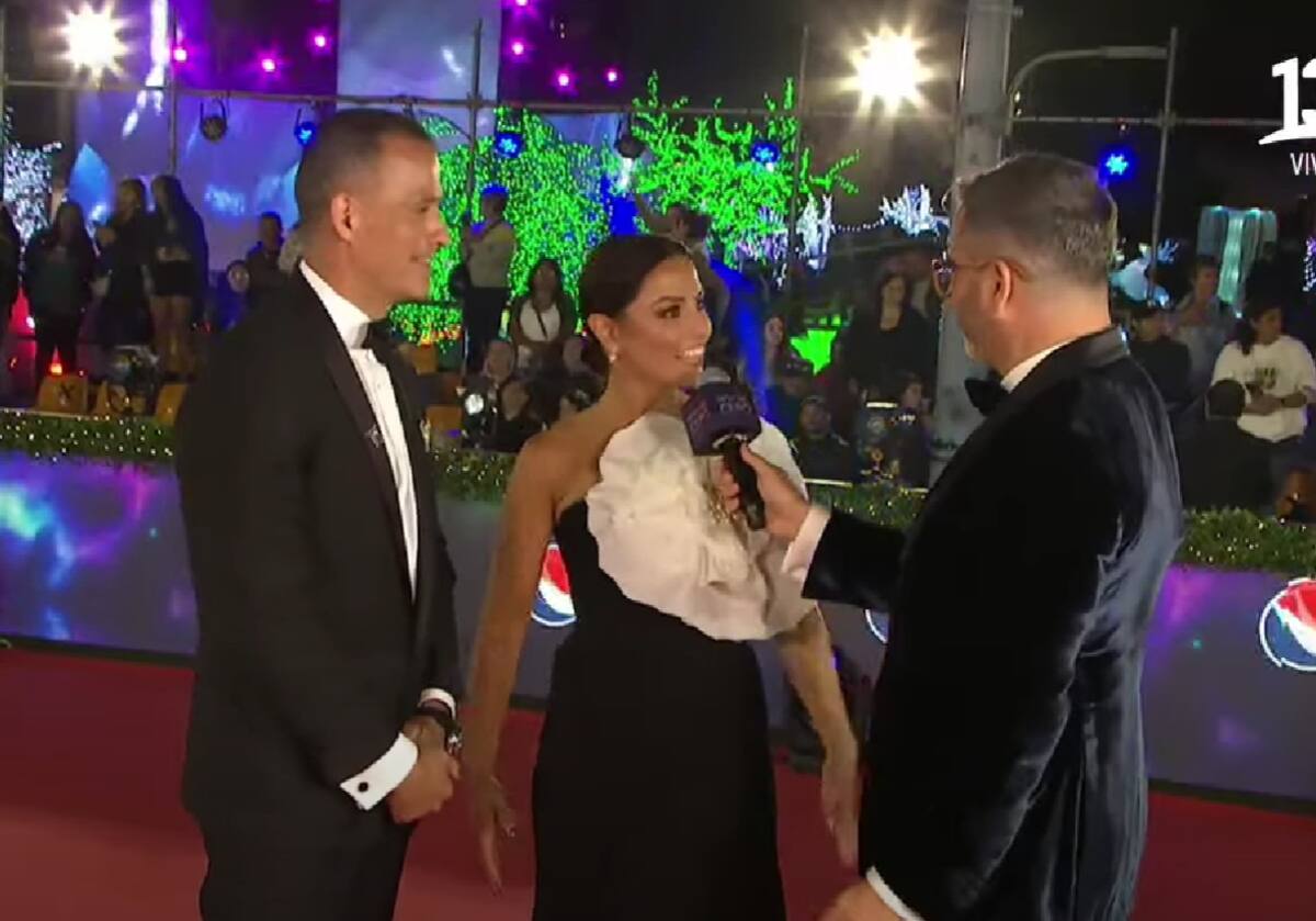 Constanza Santa María e Iván Núñez en la Gala Viña 2023 / Créditos: Reproducción