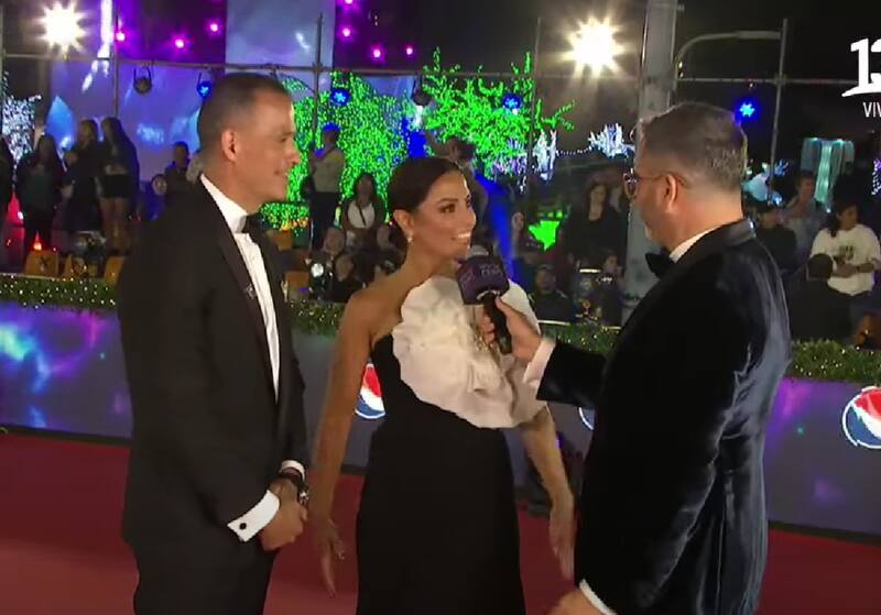Constanza Santa María e Iván Núñez en la Gala Viña 2023 / Créditos: Reproducción