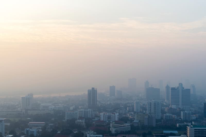 Conoce el puesto que ocupa Chile de los países con mayor contaminación del aire de la OCDE.