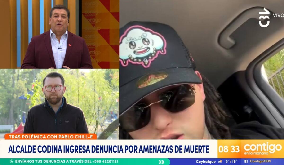 Julio César Rodríguez apoyó la reflexión de Pablo Chill-E. Créditos: Pantallazo CHV