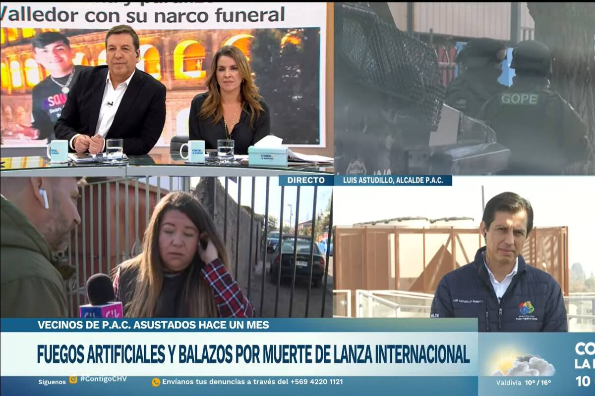 Agreden a periodista y camarógrafo del matinal de CHV en funeral de lanza internacional