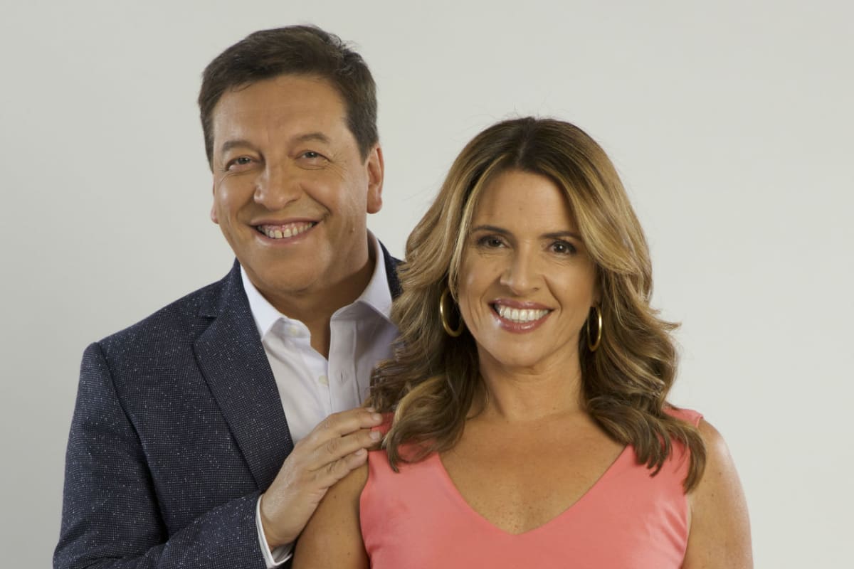 Julio César Rodríguez y Monserrat Álvarez en "Contido en la Mañana"