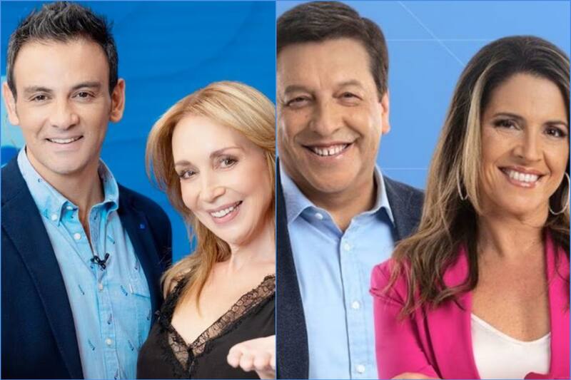 Contigo en la Mañana y Mucho Gusto empataron en sintonía. Créditos: CHV/Mega.