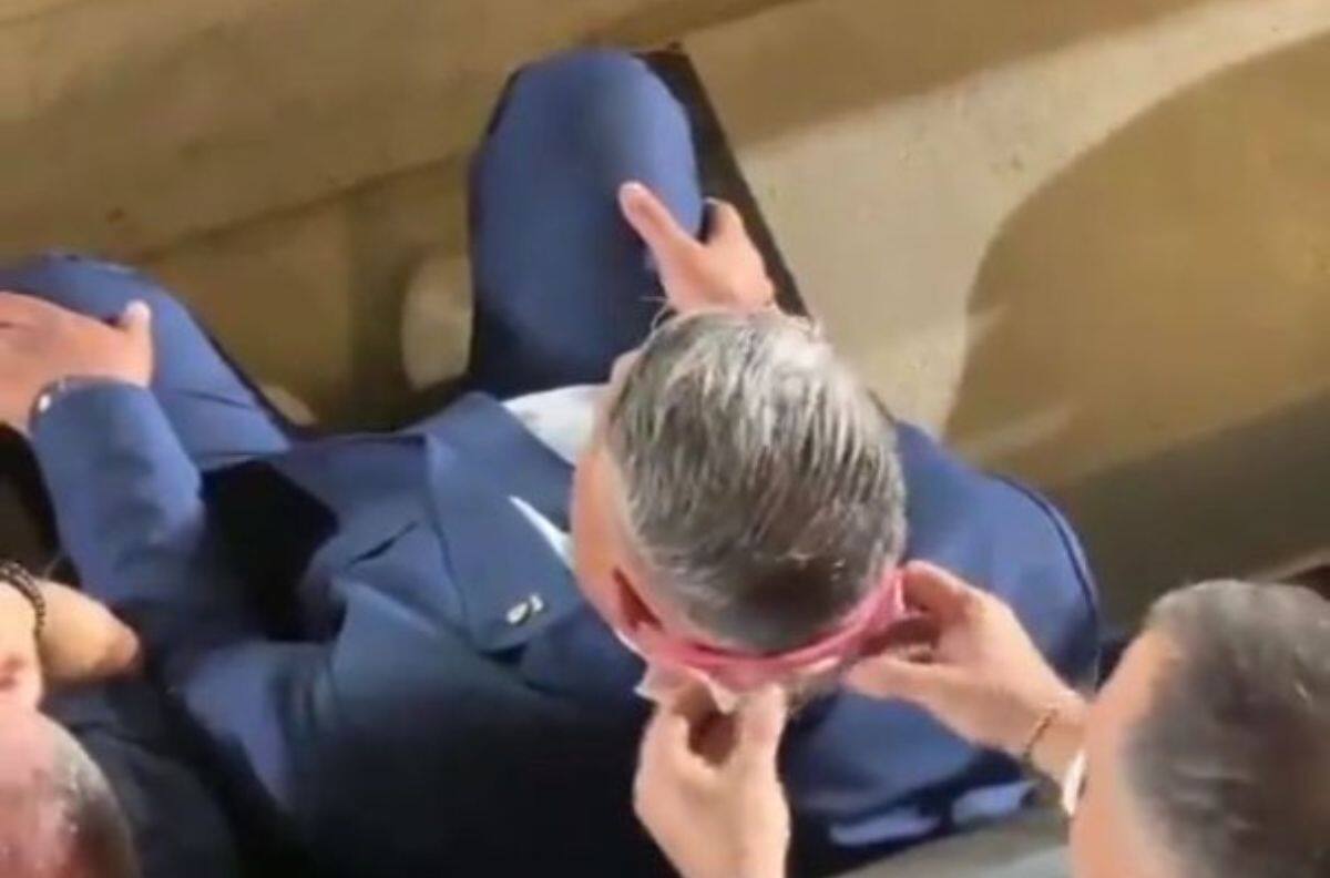 VIDEO | Don Corleone: servicial funcionario de Chiqui Tapia generó ola de comentarios por este gesto