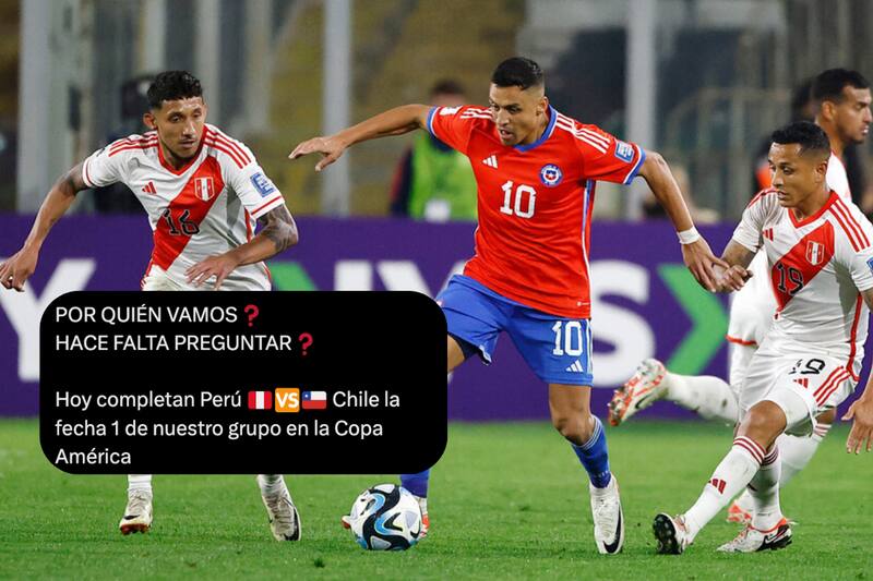 En Argentina calientan el partido entre Chile y Perú. Foto: Aton.