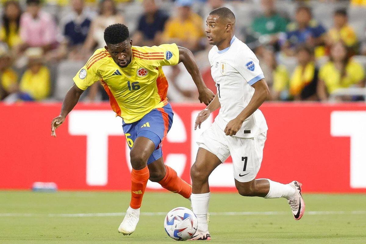 Uruguay cayó ante Colombia y jugará por el tercer puesto. Foto: EFE.