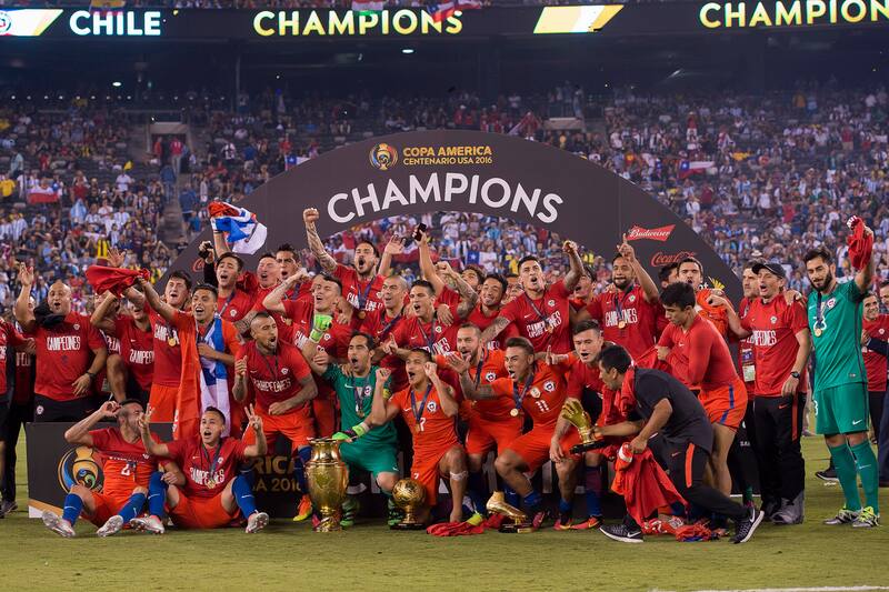 La Roja fue campeona de la Copa América Centenario en 2016. Crédito: Agencia Aton.