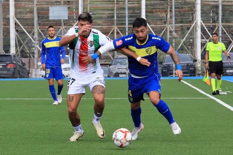 AC Barnechea vs Palestino fue el primer partido de los Huaicocheros en su nuevo estadio. Foto: Campeonato Chileno.