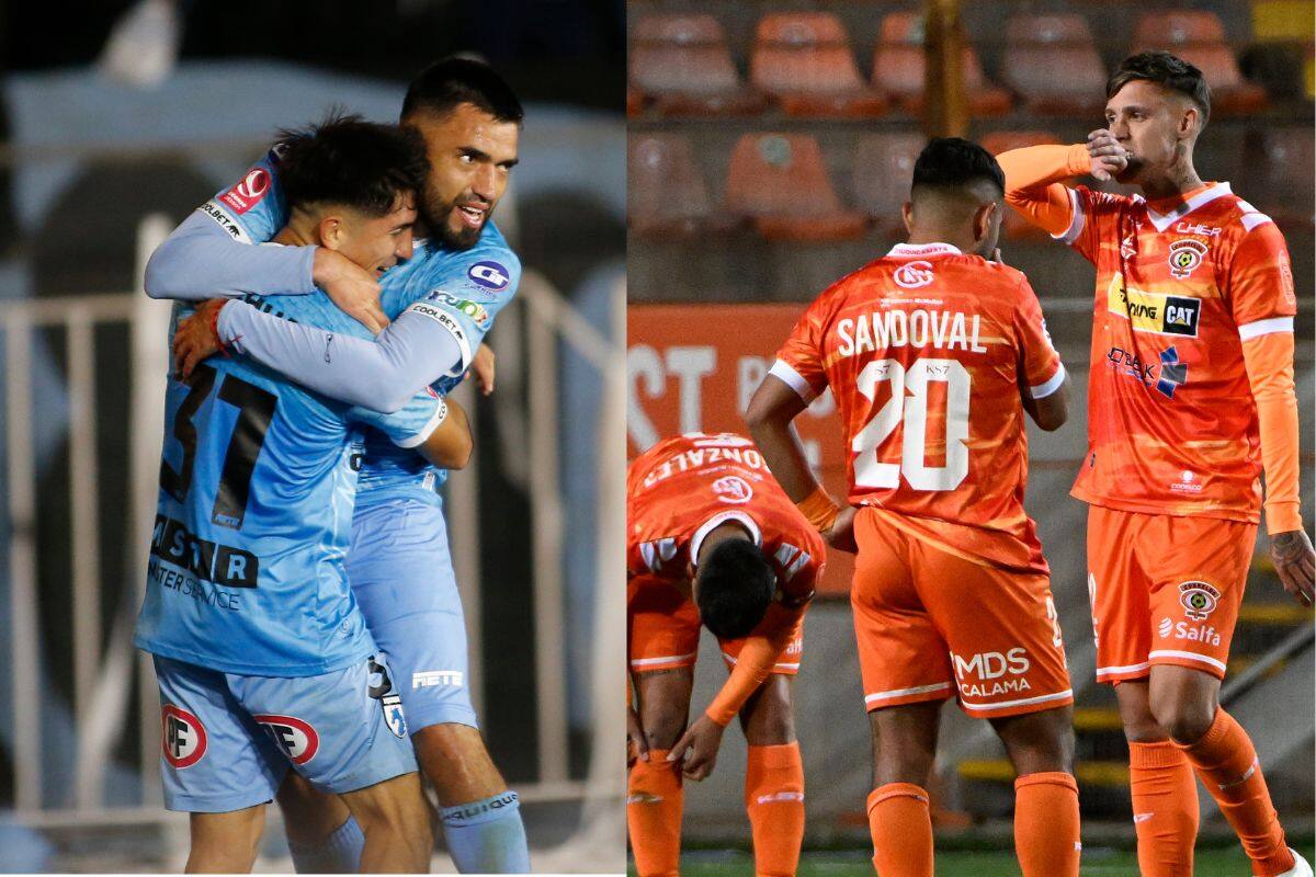 Deportes Iquique y Cobreloa definirán como locales sus respectivas series ante Deportes Antofagasta y San Marcos de Arica. Fotos: Agencia Aton.