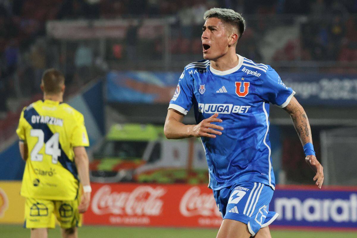 Universidad de Chile y Everton en el Estadio Nacional. Foto: Agencia Aton.