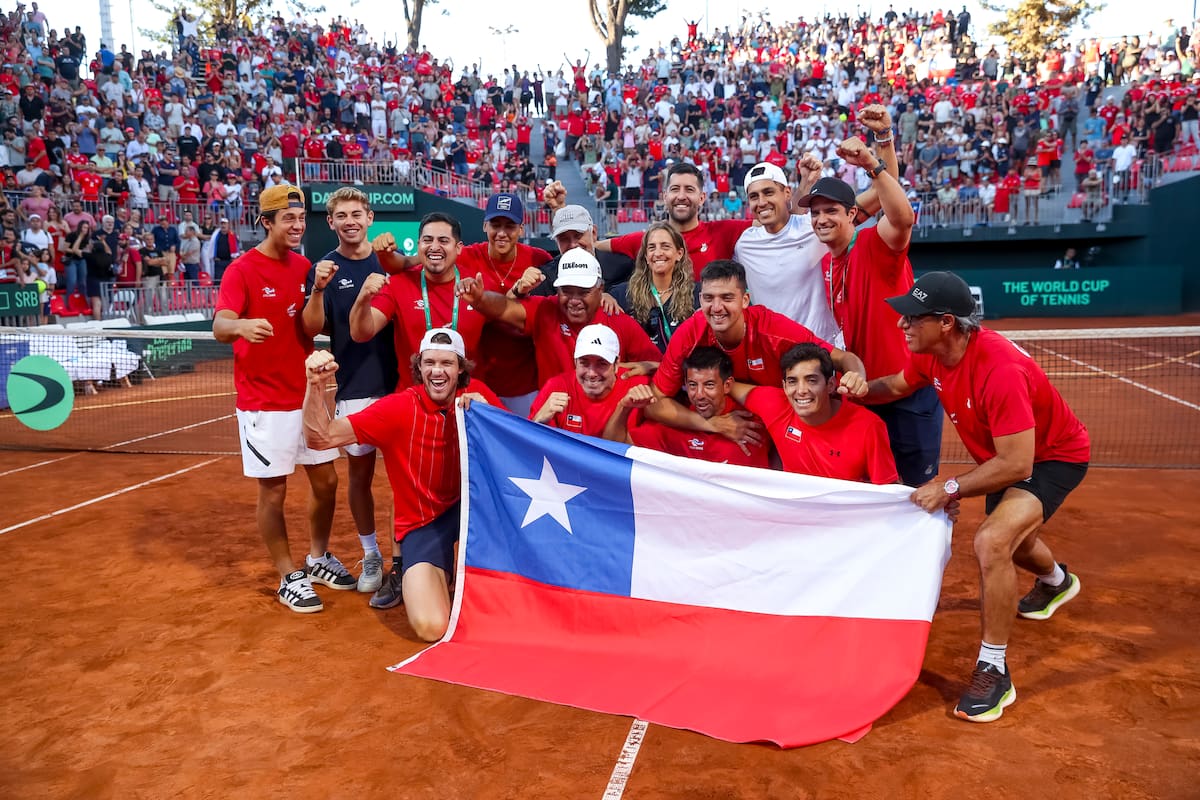 Chile derrotó 4-0 a Serbia en el Court Central Anita Lizama. Foto: Aton.