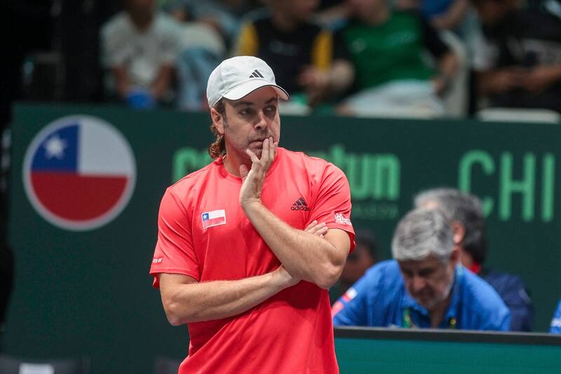 Nicolás Massú ya comienza a analizar a sus rivales. Luis Sevilla / @revesfotografico