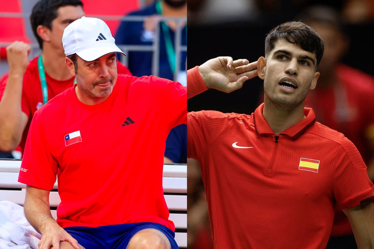 Chile podría enfrentar a Carlos Alcaraz en septiembre. Foto: Aton y Copa Davis en Instagram.
