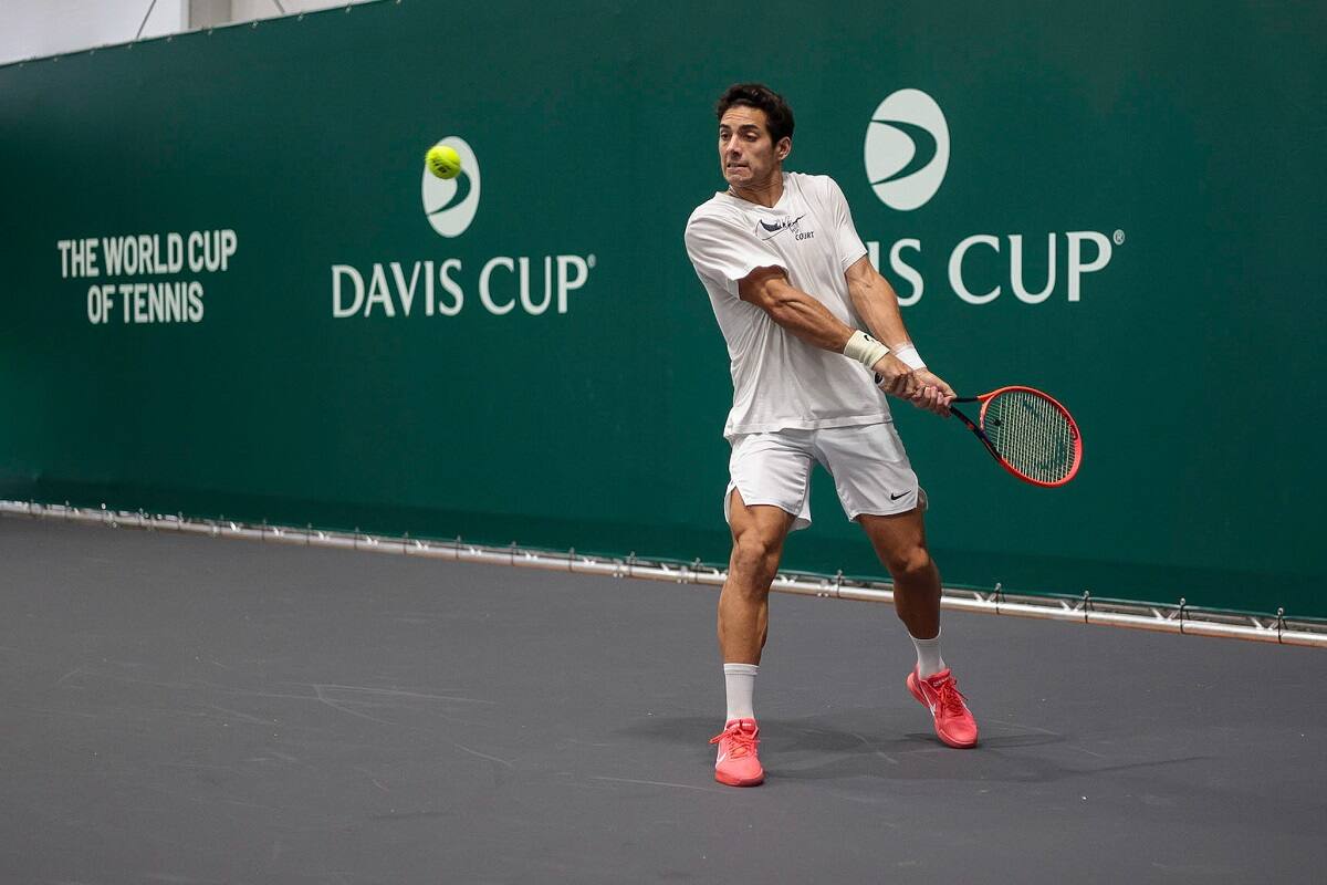Copa Davis, Cristian Garin. Luis Sevilla / @revesfotografico