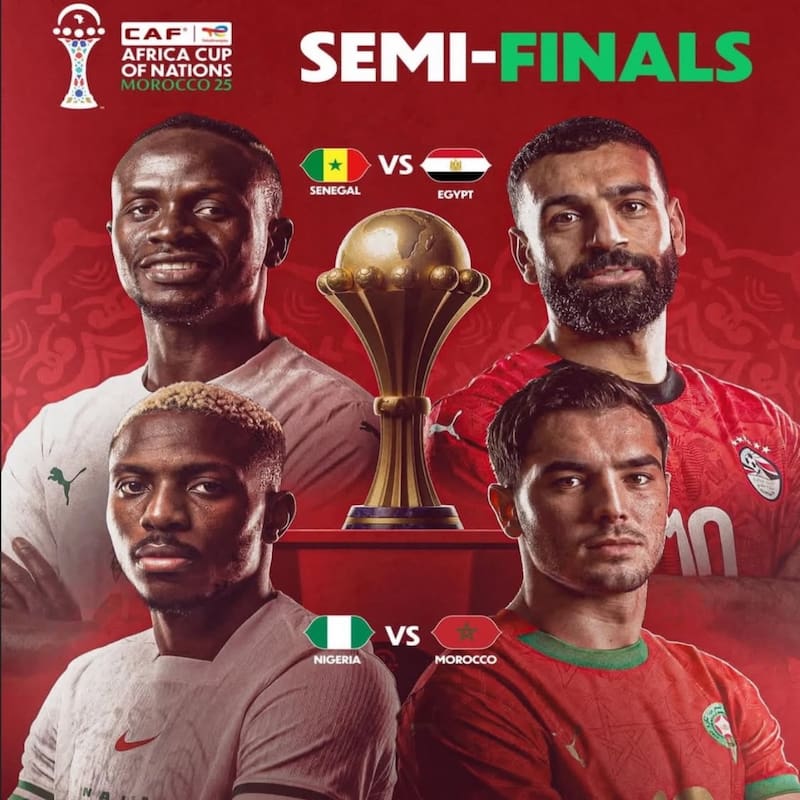 Los semifinalistas que se enfrentan esta tarde.