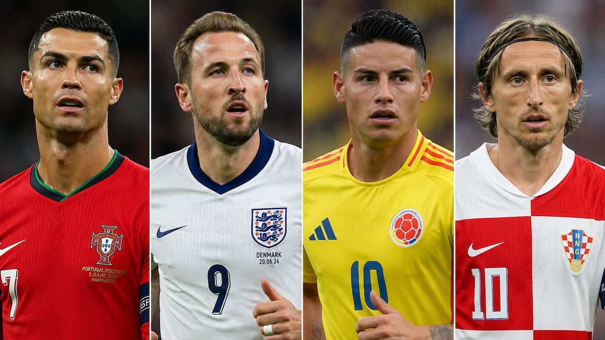 Programación Mundial 2026: los 4 partidos de hoy 17 de junio con Inglaterra, Portugal y Colombia en escena
