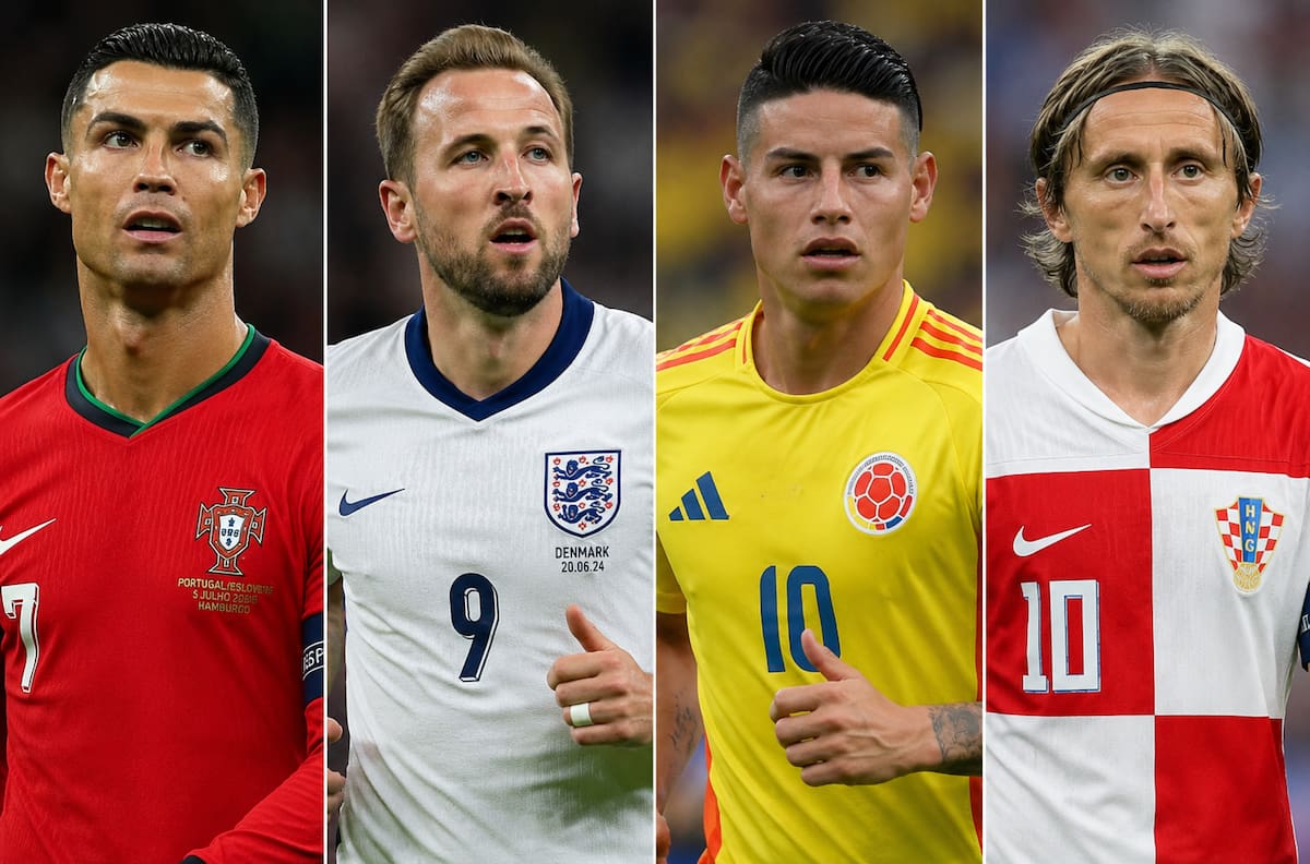Programación Mundial 2026: los 4 partidos de hoy 17 de junio con Inglaterra, Portugal y Colombia en escena