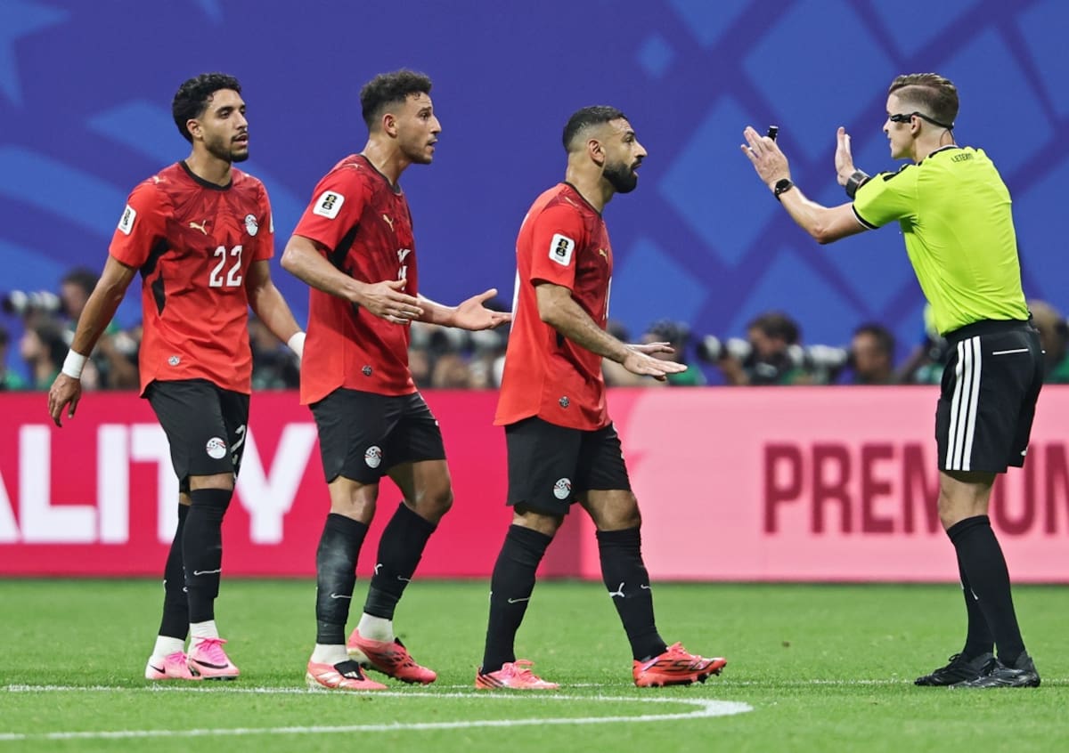 Egipto estalla contra el arbitraje y denuncia a la FIFA tras caer ante Argentina en el Mundial 2026. Foto: EFE.