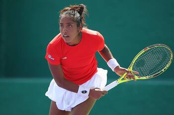 Daniela Seguel consiguió plata en el tenis femenino