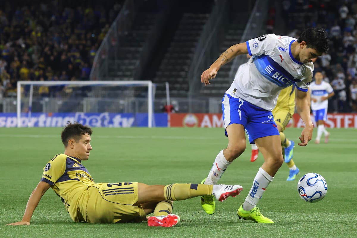 Ander Herrera aclaró el supuesto combo a Juan Ignacio Díaz en el UC vs. Boca. Foto: Aton.