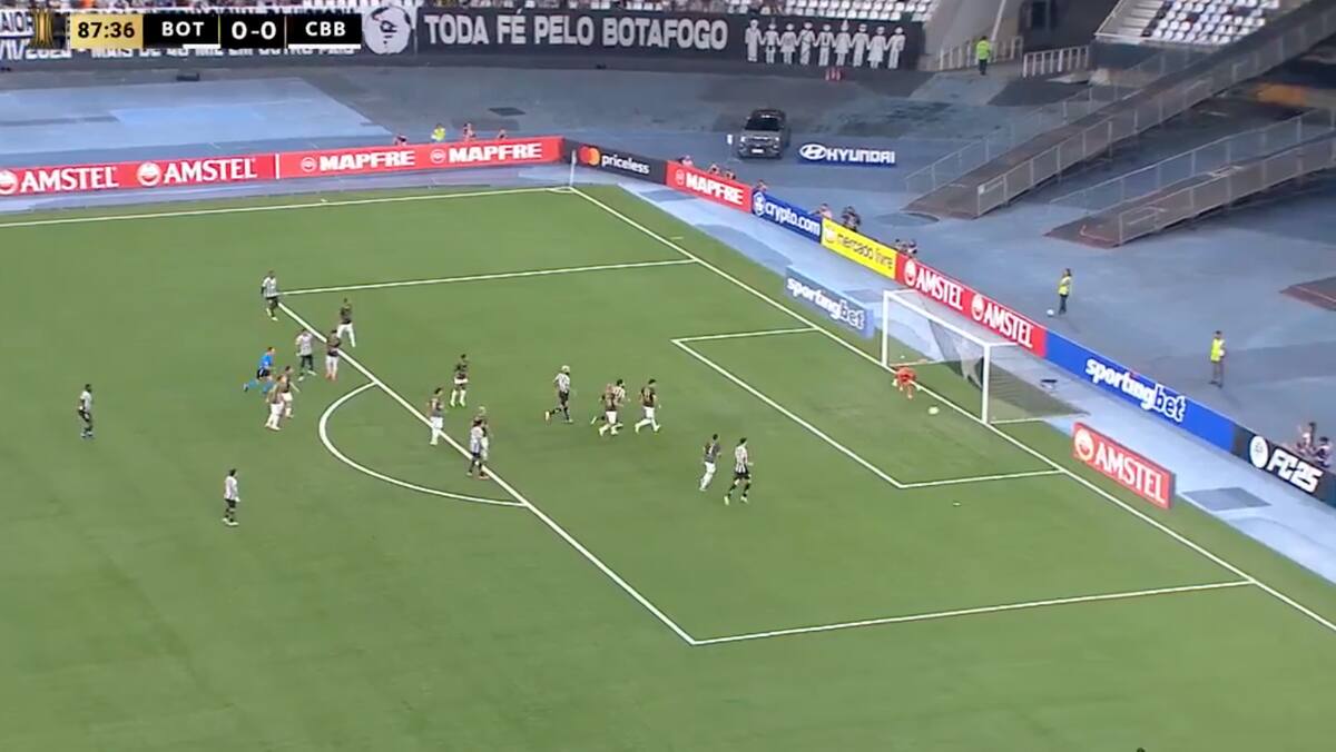 Botafogo venció en los últimos minutos al Carabobo.