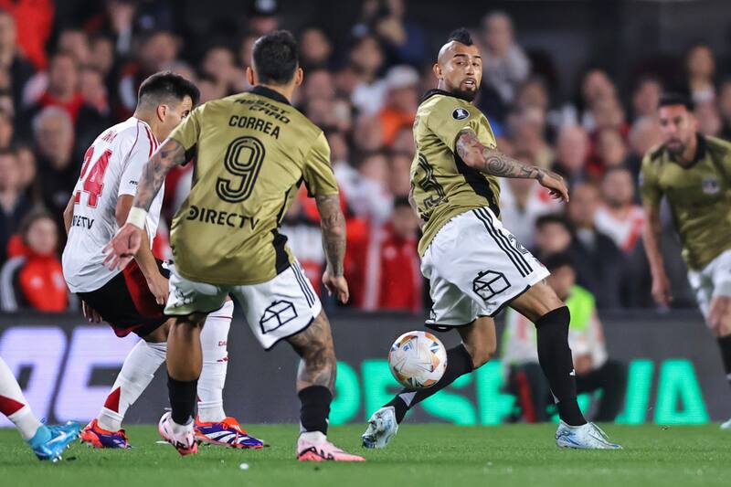 Colo Colo vs River Plate. EFE