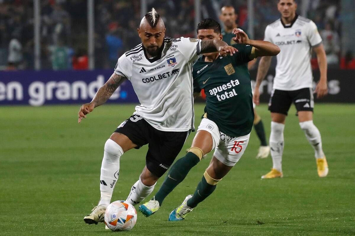 Arturo Vidal en el Colo Colo vs Alianza Lima. Agencia Aton