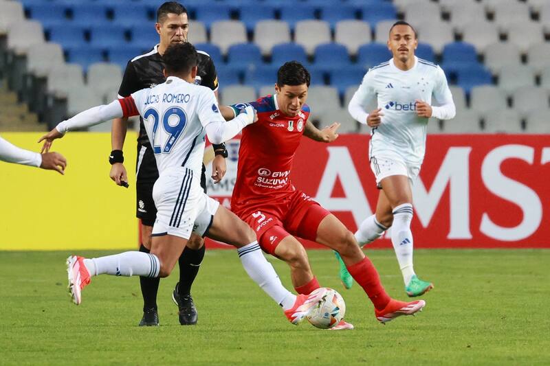 Unión La Calera vs Cruzeiro. Foto: Conmebol