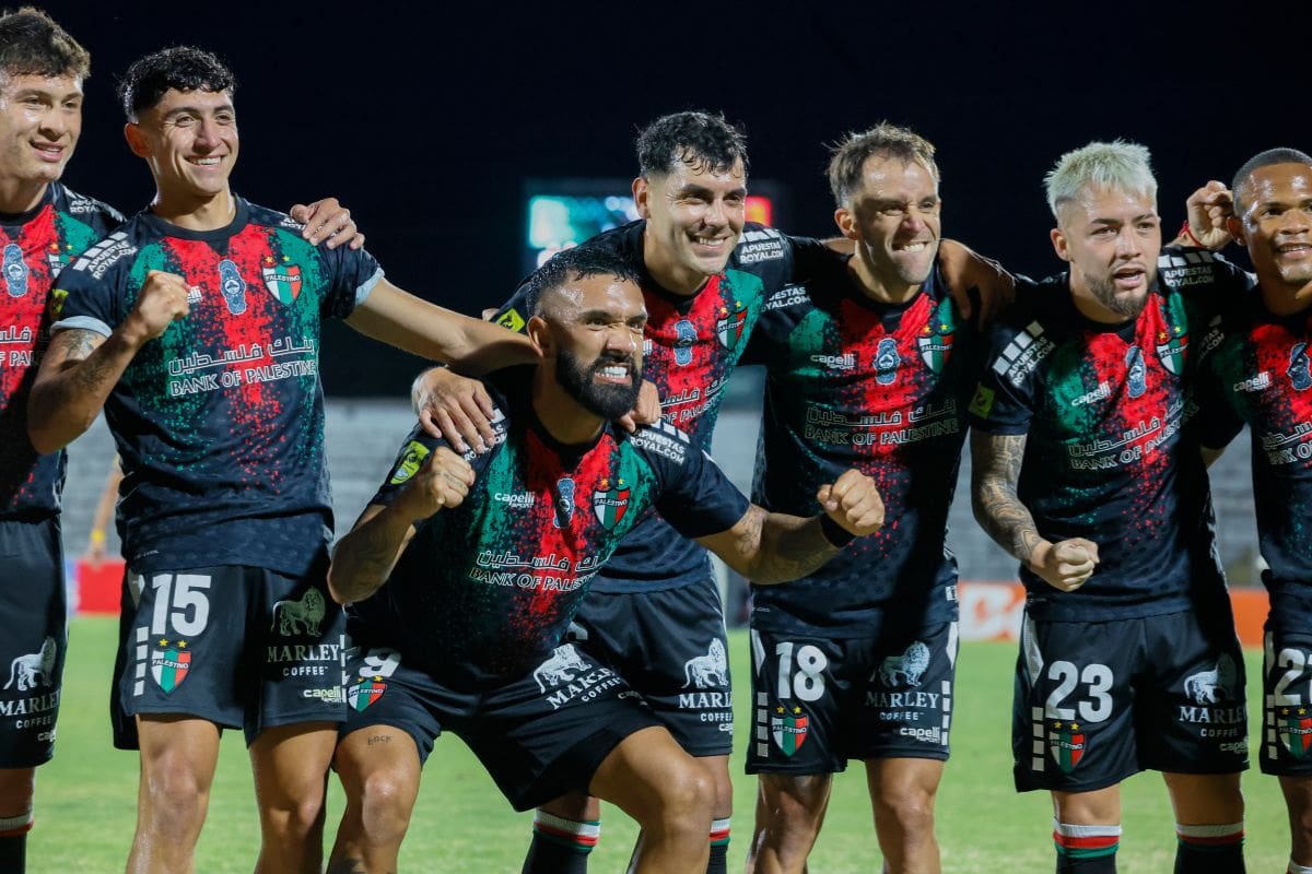 Palestino debuta en la fase grupal de la Copa Sudamericana. Foto: Agencia Aton.