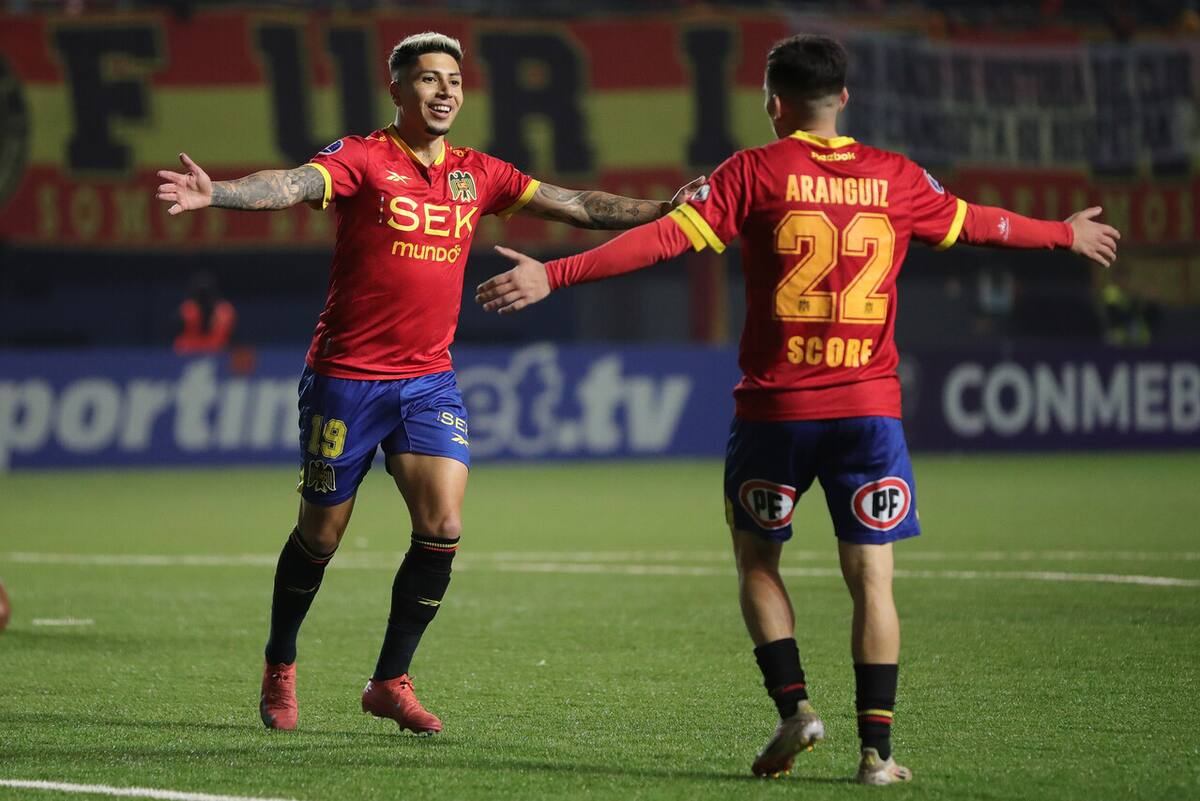 Unión Española le dice adiós a la Copa Sudamericana con goleada. Foto: Aton.