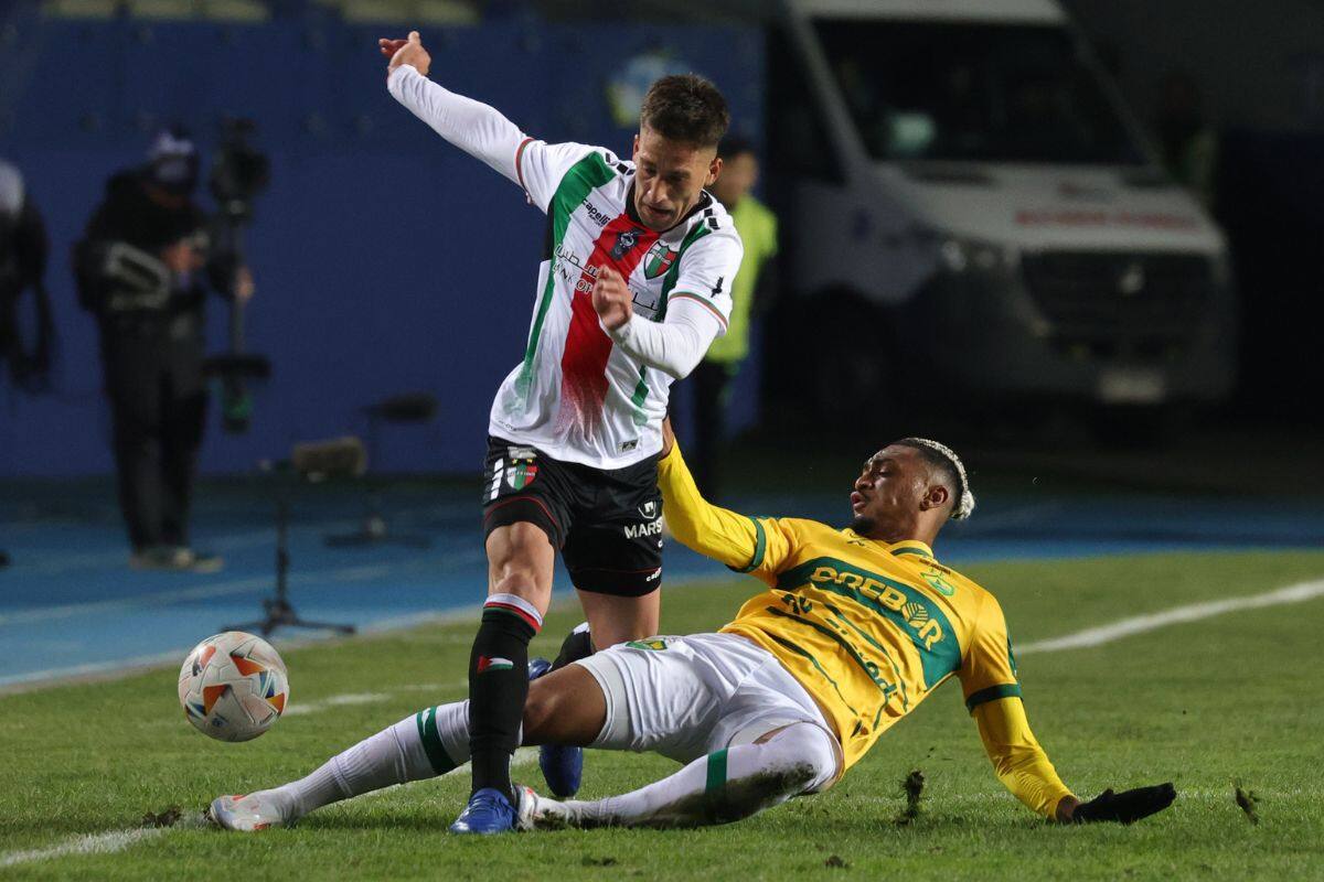 El partido entre Palestino y Cuiabá fue el más reciente en disputarse en el Ester Roa Rebolledo de Concepción. Foto: Agencia Aton.