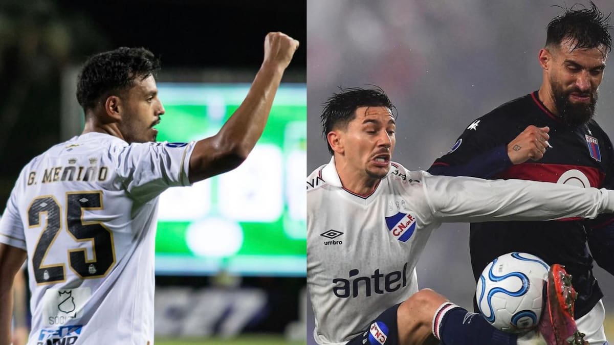 Nacional no levanta cabeza y Santos golea sin Neymar: resultados de los playoffs de la Copa Sudamericana