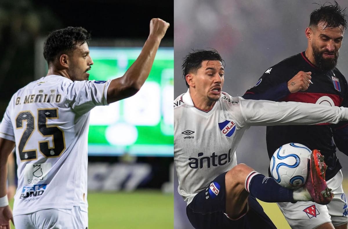 Nacional no levanta cabeza y Santos golea sin Neymar: resultados de los playoffs de la Copa Sudamericana