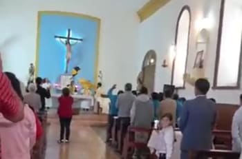 VIDEO | La euforia por Coquimbo Unido no conoce límites: esto hicieron en una iglesia