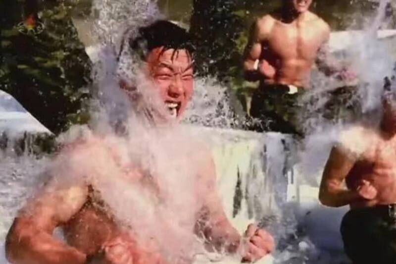 Entrenamiento militar de invierno de Corea del Norte. Créditos: Captura de video.