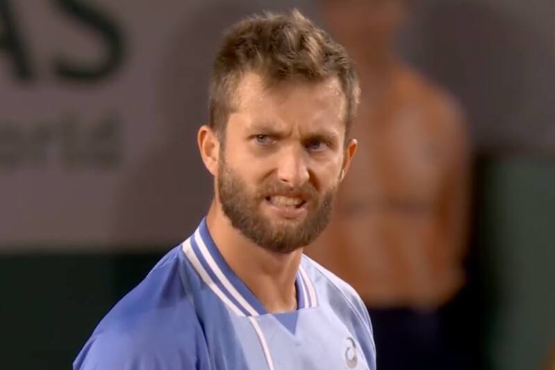 luego de eliminar a Nicolás Jarry de Roland Garros.