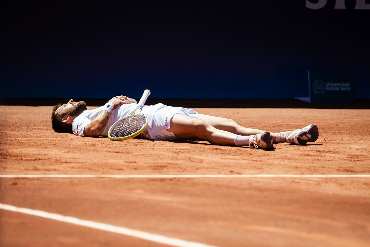 en el ATP de Santiago. Foto: Chile Open