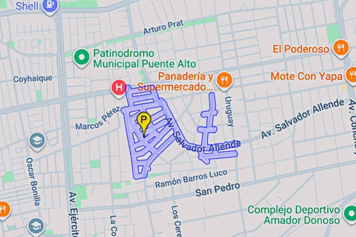 El sector de Puente Alto puede tener una interrupción de varias horas. Créditos: Aguas Andinas.