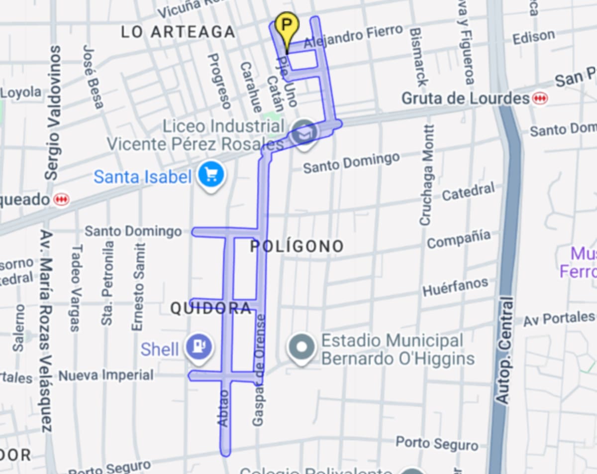 En este sector de Quinta Normal la interrupción durará 15 horas consecutivas. Foto: Aguas Andinas.