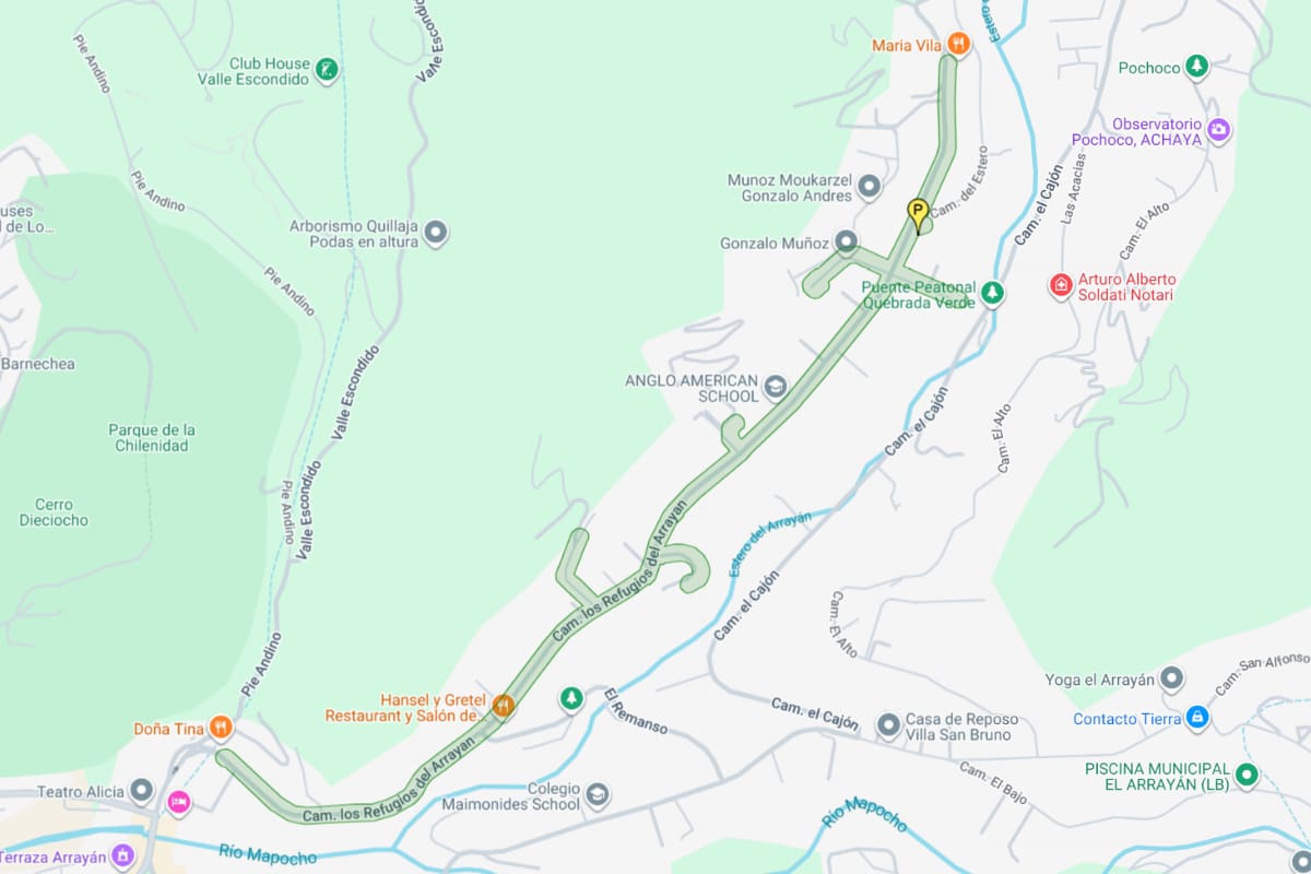 En esta comuna, la medida durará 12 horas por obras de mantenimiento. Créditos: Aguas Andinas.
