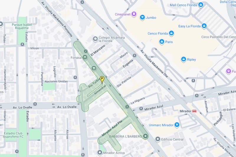 En este sector, la renovación de la red hídrica obligará a interrumpir el servicio por al menos doce horas. Créditos: Aguas Andinas.