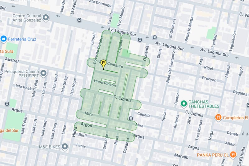 La interrupción en el suministro del sector se debe a un cambio de válvula en el sistema de distribución de agua. Créditos: Aguas Andinas.