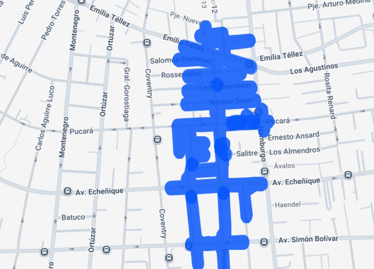 Este sector de Ñuñoa se verá afectado.