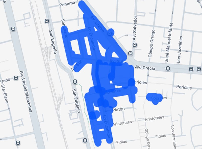 Este sector de Ñuñoa se verá afectado por más de cinco horas. Créditos: Enel.
